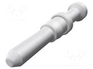 Contact; male; HSM; silver plated; 4mm2; crimped; for cable; brass TE Connectivity