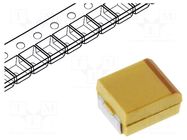 Capacitor: tantalum; low ESR; 68uF; 25VDC; SMD; X; 2917; ±10%; T495 KEMET
