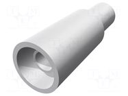 Terminal: round; female; Ø: 4mm; 1÷2.6mm2; crimped; insulated; blue TE Connectivity