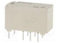 Relay: electromagnetic; DPDT; Ucoil: 12VDC; Icontacts max: 2A; G6S OMRON Electronic Components