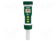 Meter: pH; LCD; 0÷14pH; 0÷90°C; Accur: ±1°C; IP57 EXTECH