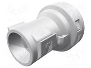 Cable hood and fastener; for conduit 10mm; straight; 11.2mm TE Connectivity