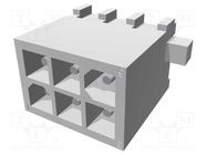 Socket; wire-board; male; Mini Universal MATE-N-LOK; 4.14mm; 600V TE Connectivity