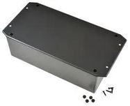 ENCLOSURE, UTILITY, PLASTIC, BLACK