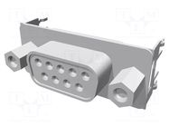 Connector: D-Sub; PIN: 9; socket; female; THT; AMPLIMITE TE Connectivity