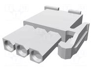 Connector: wire-wire; plug; female; PIN: 3; 600V; for cable; 4.14mm TE Connectivity
