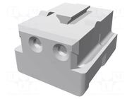 Connector: wire-board; plug; female; PIN: 2; CT; for cable; 2mm; AMP TE Connectivity