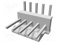 Socket; wire-board; male; PIN: 5; 2.54mm; THT; MTA-100; tinned TE Connectivity