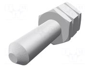Threaded head screw; UNC 4-40; Spanner: 5mm; Screw length: 12.7mm TE Connectivity