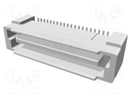 Connector: PCB to PCB; male; PIN: 40; 0.8mm; H: 8mm; FH; 0.5A; LCP TE Connectivity