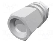 Screw for D-Sub connectors; UNC 4-40; Thread len: 6.35mm TE Connectivity