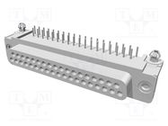 D-Sub; PIN: 37; socket; female; angled 90°; THT; UNC 4-40; AMPLIMITE TE Connectivity