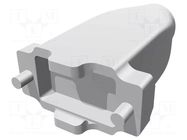Enclosure for connectors: D-Sub; straight; shielded; UNC 4-40 TE Connectivity