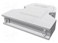 Plug case; PIN: 50; shielded; Locking: latch; steel; straight TE Connectivity