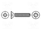 Screw; 4x25; Head: countersunk; Torx®; TX20; steel; zinc; DIN 7500 BOSSARD