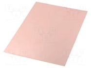 Laminate; FR4,epoxy resin; 0.6mm; L: 297mm; W: 210mm SOLDER PEAK
