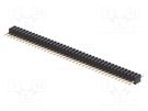 Pin header; pin strips; male; PIN: 40; straight; 1.27mm; THT; 1x40 NINIGI