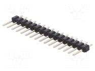 Connector: pin strips; pin header; male; PIN: 16; straight; THT CONNFLY
