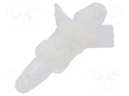 PCB distance; polyamide; L: 9.5mm; snap fastener; natural DREMEC