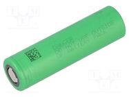 Re-battery: Li-Ion; 18650,MR18650; 3.7V; 3000mAh; Ø18.5x65.2mm MURATA
