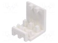 Cable hood and fastener; PIN: 3; straight; UL94V-2; MTA-100 TE Connectivity