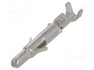 Contact; male; Universal MATE-N-LOK; brass; tinned; 0.2÷0.8mm2 TE Connectivity