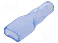 Terminals cover; 6.5mm; Ø: 3mm; straight; L: 24mm; PVC FIX&FASTEN
