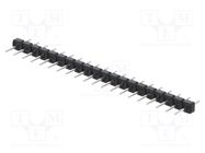 Pin header; pin strips; male; PIN: 20; straight; 2.54mm; THT; 1x20 FISCHER ELEKTRONIK