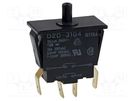 Switch: door; Pos: 2; DPST-NO; 16A/250VAC; black; on panel; D2D OMRON Electronic Components