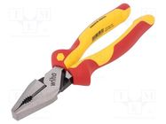 Pliers; insulated,universal; for bending, gripping and cutting WIHA