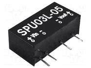 Converter: DC/DC; 3W; Uin: 10.8÷13.2VDC; Uout: 15VDC; Iout: 200mA MEAN WELL