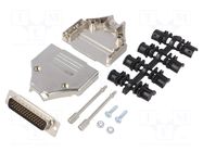 Connector: D-Sub HD; PIN: 44; plug; male; soldering; for cable ENCITECH