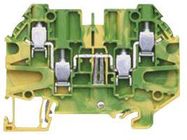 TERMINAL BLOCK, DIN, 4 POSITION, 26-10AWG