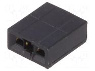 Connector: pin strips; pin header; female; PIN: 2; 2.54mm; 1x2 TE Connectivity