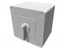 Switch: cam switch; Stabl.pos: 3; 32A; 1-0-2; in housing; Poles: 3 LOVATO ELECTRIC
