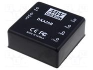 Converter: DC/DC; 30W; Uin: 9÷18V; Uout: 12VDC; Uout2: -12VDC; 2"x2" MEAN WELL