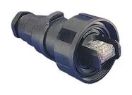 CONNECTOR, RJ45, PLUG, 8 POSITION, CABLE
