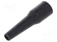 Accessories: strain relief; 2.5÷2.8mm; black; Application: 00 LEMO