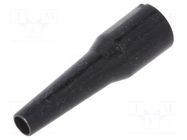 Accessories: strain relief; 2.5÷2.8mm; black; 00 LEMO