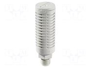 Sound suppression silencer; max.10bar; 30dB; plastic; 5÷60°C SMC