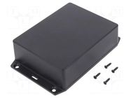 Enclosure: multipurpose; X: 94mm; Y: 121mm; Z: 38mm; 1591XXS; ABS HAMMOND