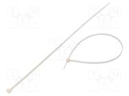 Cable tie; L: 368mm; W: 4.8mm; polyamide; 215.5N; natural KSS WIRING