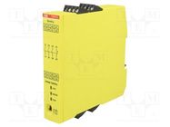 Module: safety relay; 24VDC; for DIN rail mounting; SENTRY; IP20 ABB