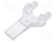 Fiber for LED; rectangular; 2x5mm; No.of mod: 1; Front: flat MENTOR