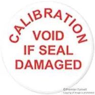 TAMPER EVIDENT SECURITY LABELS, VINYL, RED/WHITE, 19.1MM DIAMETER