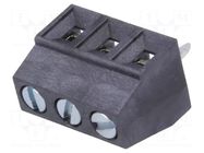 Connector: PCB terminal block; terminal; 10A; 130V; angled 90° DEGSON ELECTRONICS