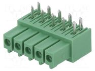 Connector: pluggable terminal block; socket; female; 7A; 250V DEGSON ELECTRONICS