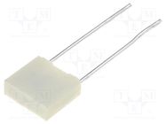 Capacitor: polyester; 220nF; 40VAC; 63VDC; 5mm; ±5%; 7.2x2.5x6.5mm KEMET