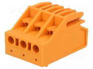 Transformer; 32A; 450V; screw terminal; orange; 0.5÷4mm2; ways: 3 DEGSON ELECTRONICS