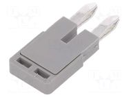 Comb bridge; grey; ways: 2 DEGSON ELECTRONICS